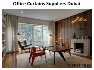 Office Curtains Suppliers Dubai