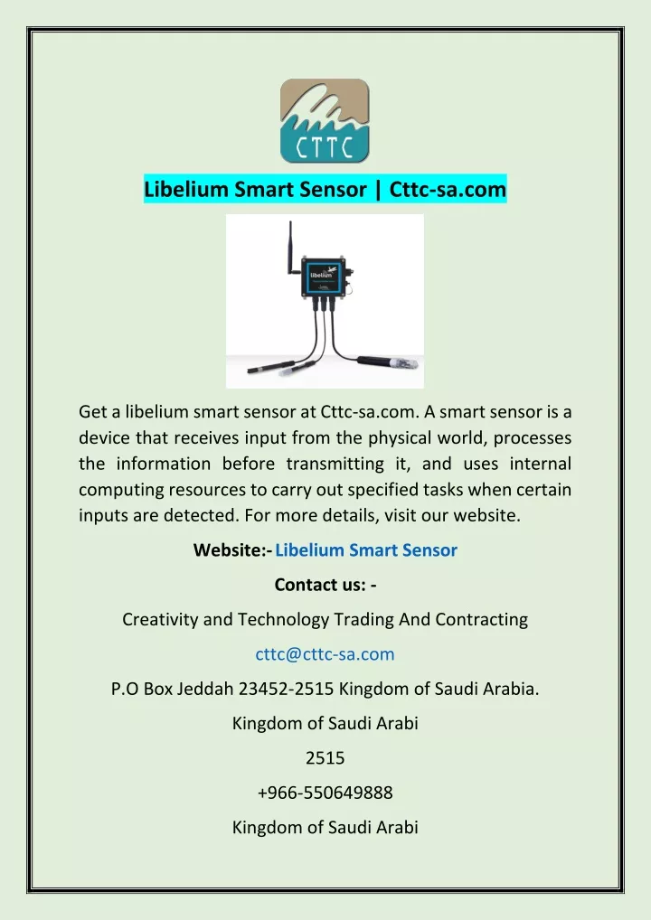 libelium smart sensor cttc sa com