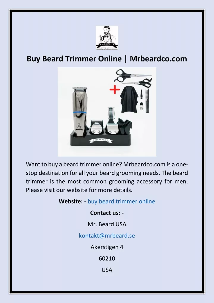 buy beard trimmer online mrbeardco com