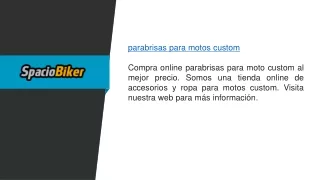 parabrisas para motos custom compra online