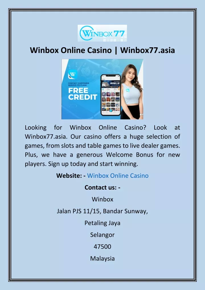 winbox online casino winbox77 asia