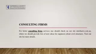 consulting firms