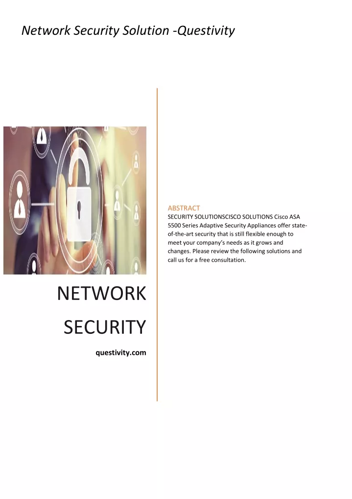 network security solution questivity