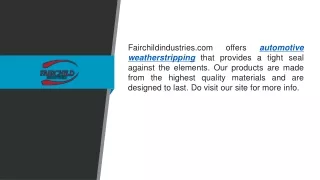 fairchildindustries com offers automotive