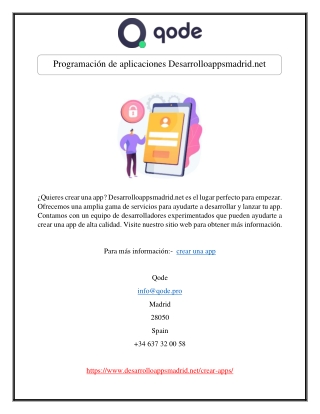 programaci n de aplicaciones desarrolloappsmadrid
