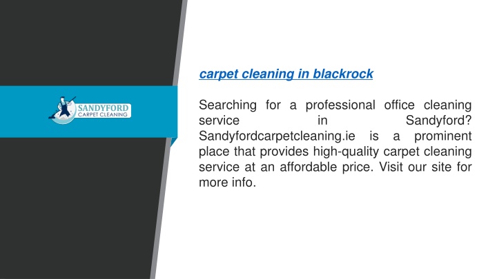 carpet cleaning in blackrock searching