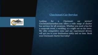 Cincinnati Car Service  Cincinnaticharterbus.com