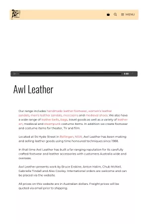 Australian Leather Sandals - Shop Ladies & Mens Styles Online