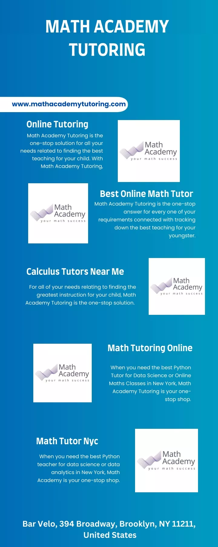 math academy tutoring