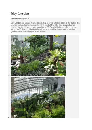 sky garden