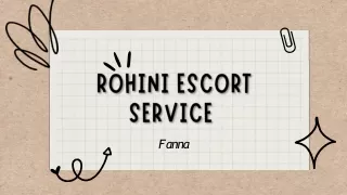 Rohini Escort Service