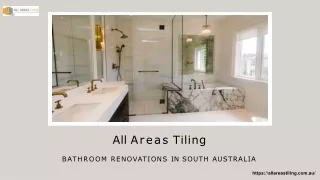 Kitchen and Bathroom Renovations Adelaide | All Areas Tiling