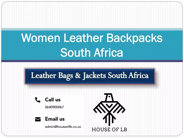 women leather backpacks south africa