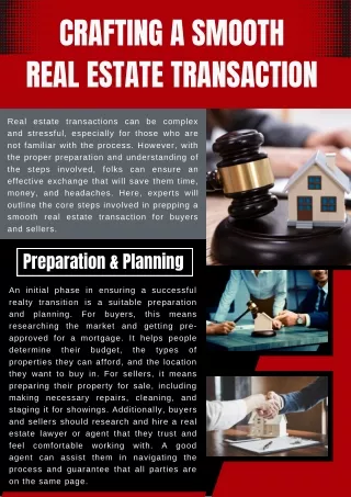 Crafting a Smooth Real Estate Transaction