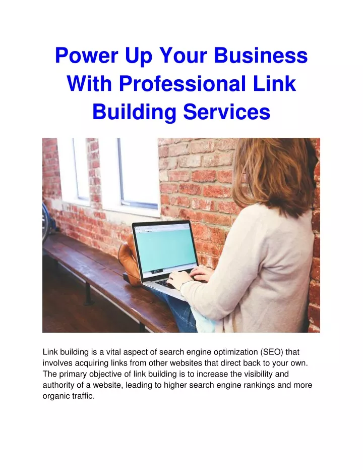 power up your business with professional link