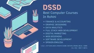 dssd best computer courses in rohini