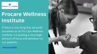 Best Procare Wellness Institute Services