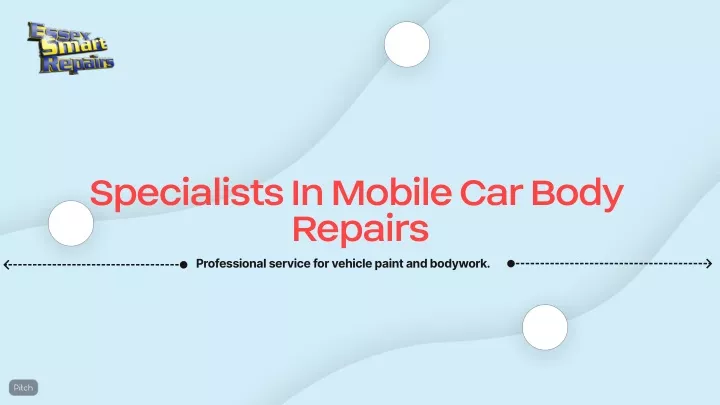 specialists in mobile car body repairs