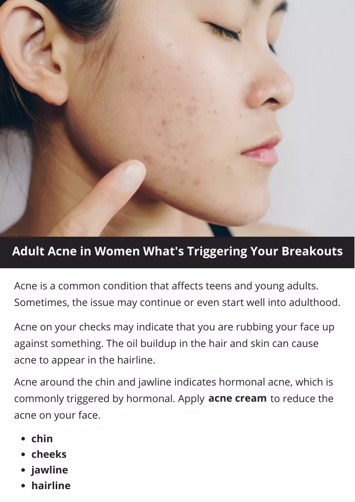 adult acne in women what s triggering your