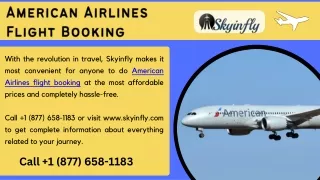 American Airlines Flight Booking