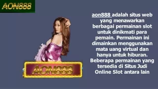 Judi Online Deposit Pulsa - Aon888s.info