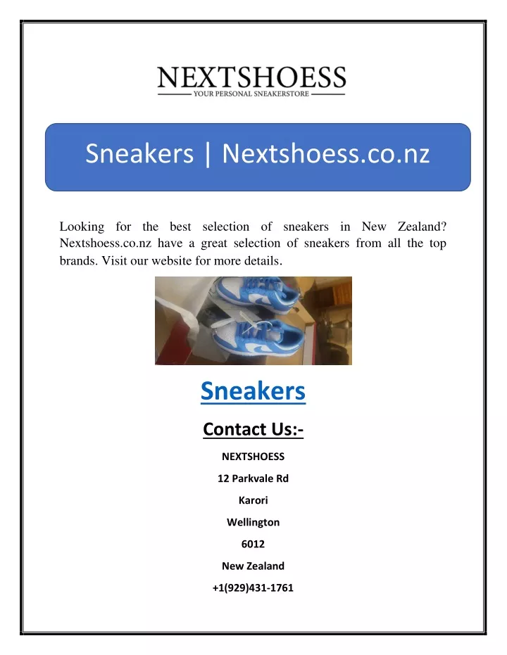 sneakers nextshoess co nz