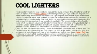 Buy Cool Lighters online