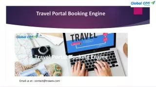 travel portal booking engine