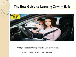 The Best Guide to Learning Driving Skills