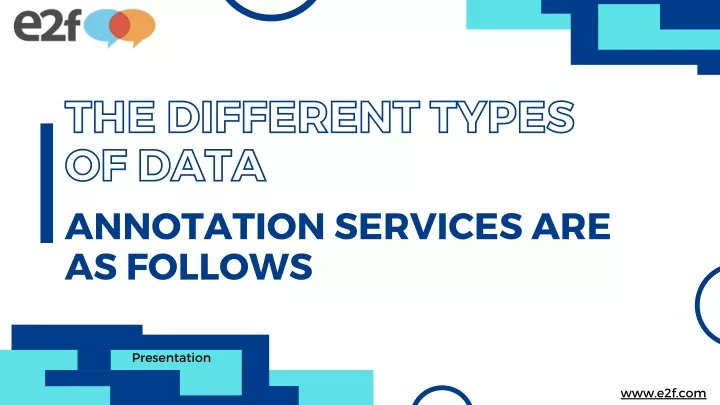 the different types of data