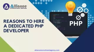 REASONS TO HIRE A DEDICATED PHP DEVELOPER