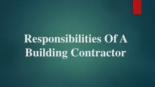 Building Contractors in Bangalore