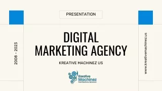 Know About Kreative Machinez | US Digital Marketing Agency