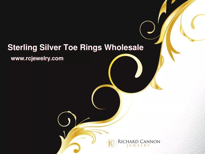 sterling silver toe rings wholesale