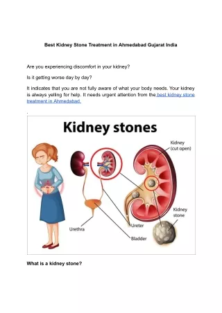 best kidney stone treatment in ahmedabad gujarat india