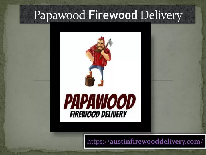 papawood firewood delivery