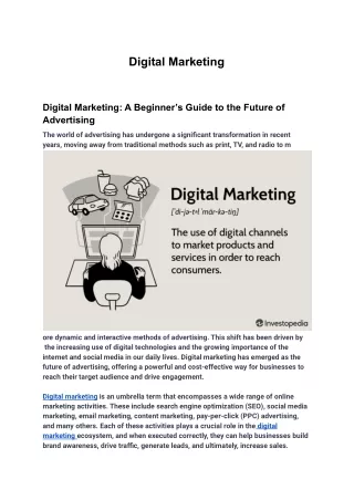 digital marketing