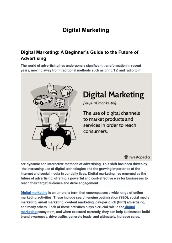 digital marketing