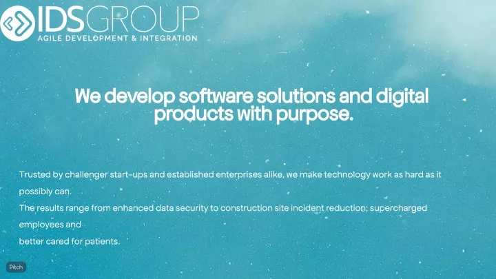 we develop software solutions and digital