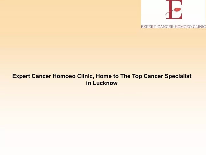 expert cancer homoeo clinic home