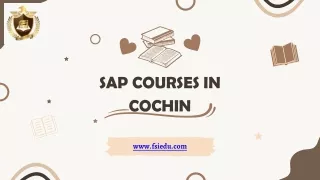 SAP courses in Cochin- FSIEDU
