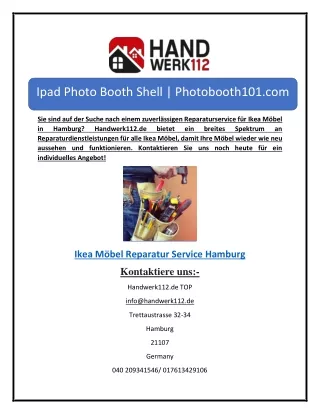 Möbelmontage in Hamburg | Handwerk112.de