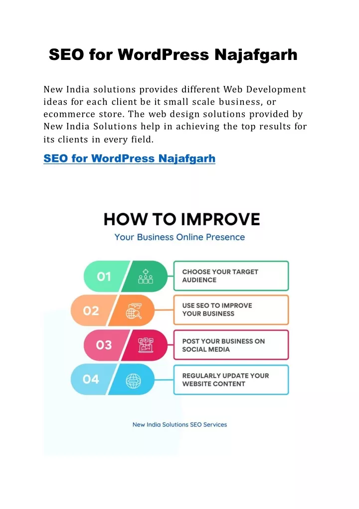 seo for wordpress najafgarh