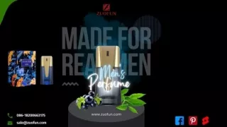 Elevate The Men’s Fragrance from Zuofun Cosmetics Ltd.