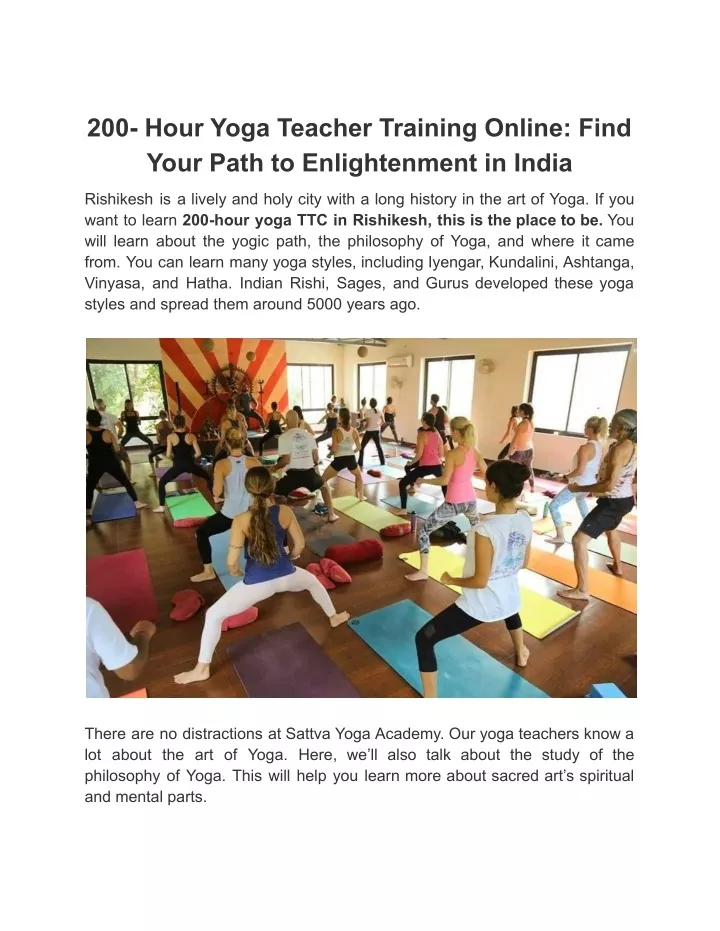 200 hour yoga teacher training online find your