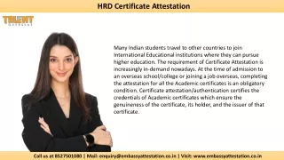 hrd certificate attestation