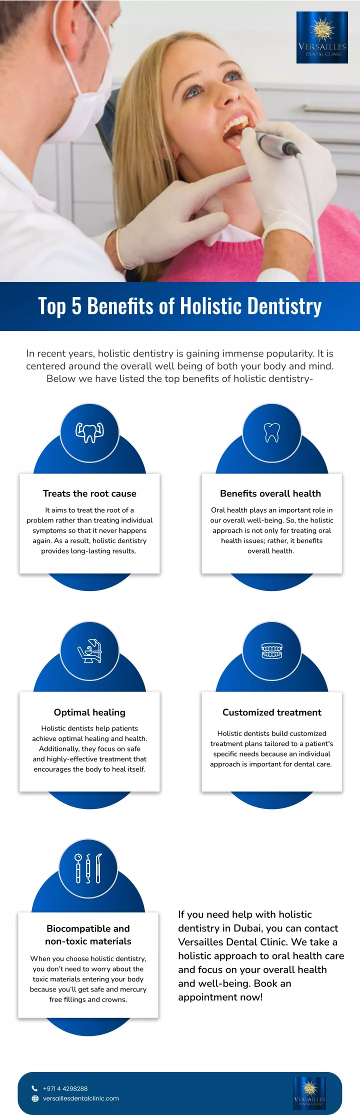 top 5 benefits of holistic dentistry