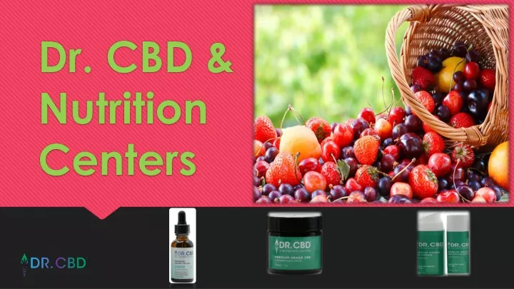 dr cbd nutrition centers