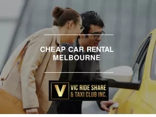 Cheap Car Rental Melbourne | Car Hire Melbourne