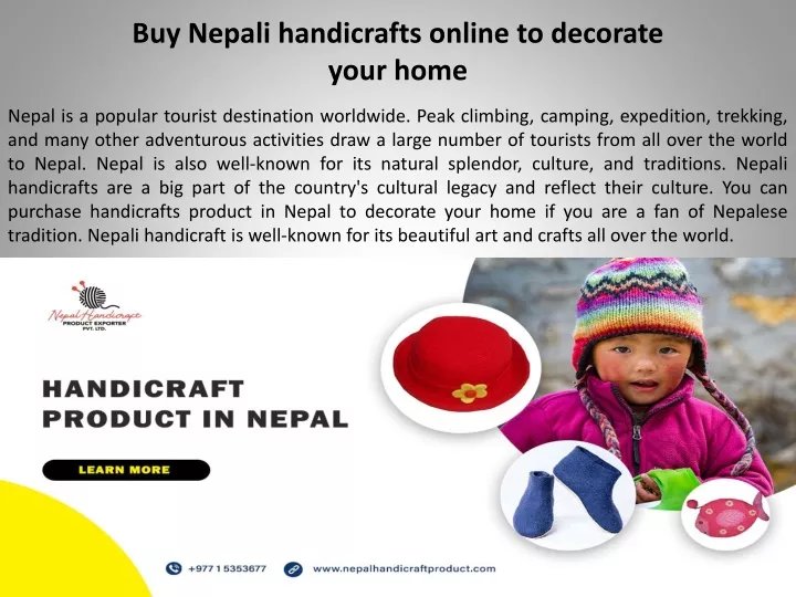 buy nepali handicrafts online to decorate your